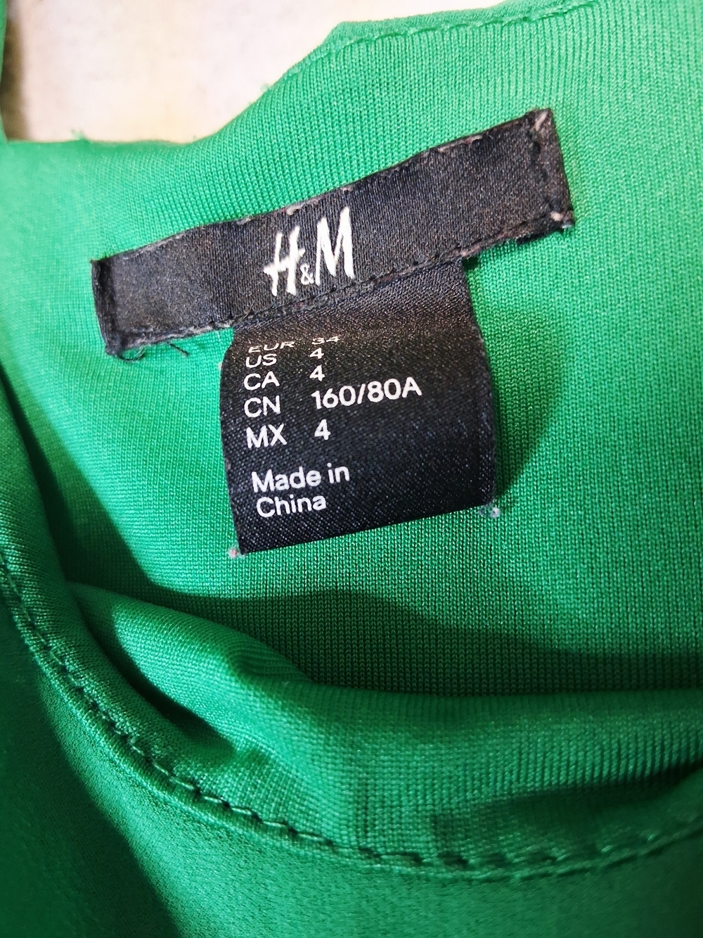 H&M Green Midi Slip Dress - Picture 6 of 7